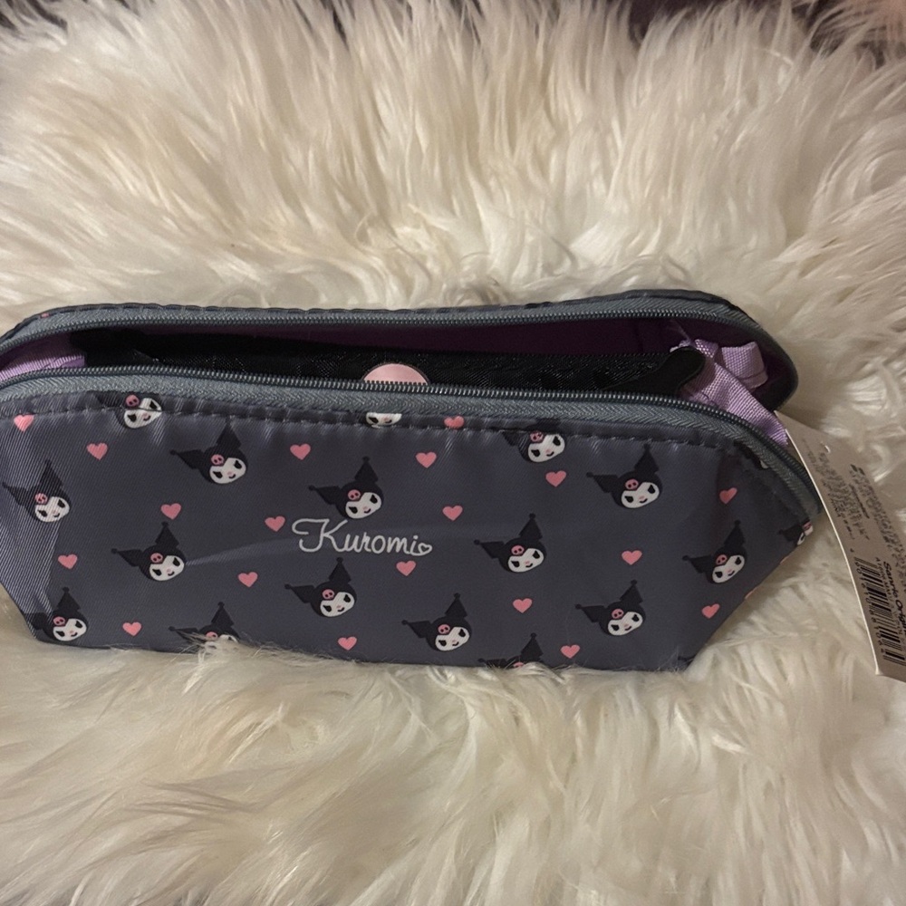 Kuromi Makeup Bag, Pencil Case. Whatever! Super cute!🥰 🤩